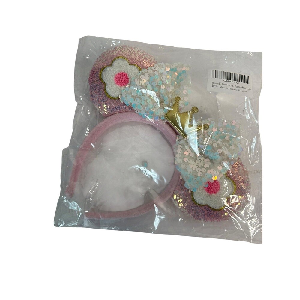 Adult/ Child Pink Minnie Mouse inspired Head piece
